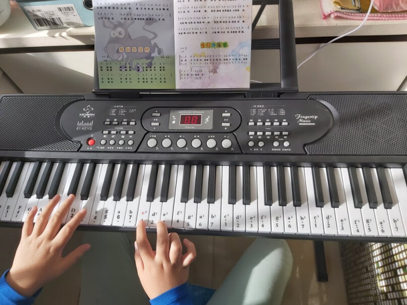 莫森mosenBD-668R倾城红便携式61键多功能电子琴教学版和演奏版区别是啥？