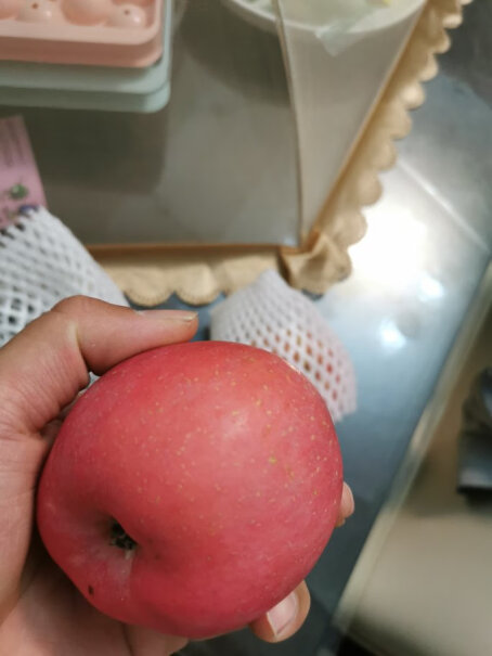 烟台红富士苹果5kg装请问8斤大概几颗？
