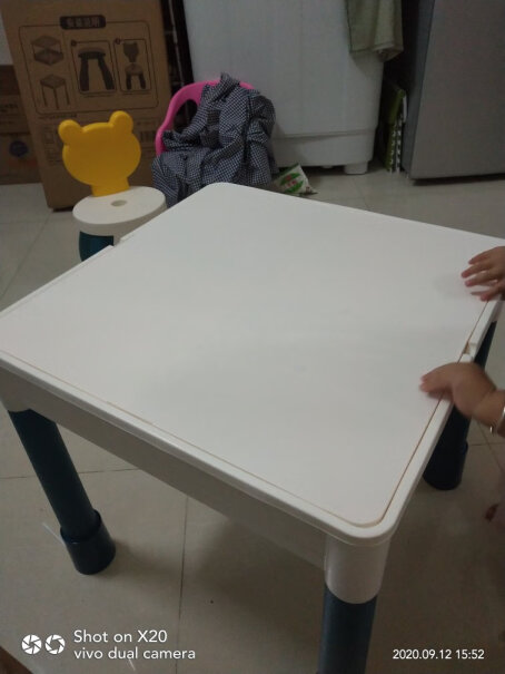 佳佰积木桌儿童收纳玩具桌有没有碰到想买小熊椅子款积木桌，却发了另一款的？