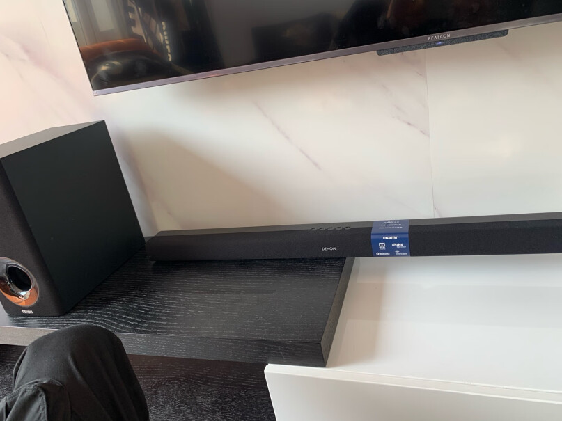 天龙DHT-S316音响如何将智能机顶盒、电视回音壁和电视三个设备连接一起啊？