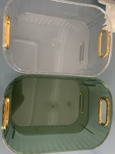 衍简收纳盒简化妆收纳盒 PET 绿色透明「2个装」入手评测到底要不要买？亲身体验评测诉说！