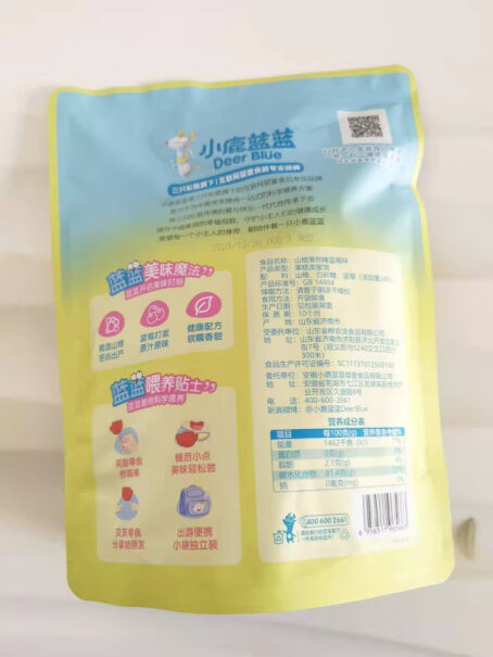 宝宝零食小鹿蓝蓝_山楂果然棒蓝莓味宝宝零食山楂果脯蜜饯鲜果制作评测质量好吗,怎么样？