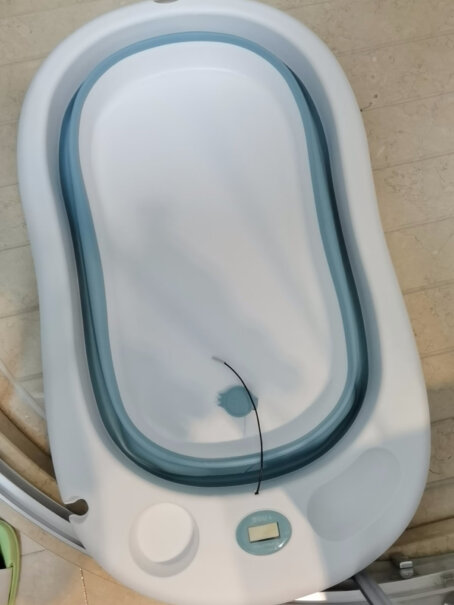洗澡用具十月结晶婴儿浴盆折叠温感浴盆宝宝洗澡盆洗澡桶泡澡盆冰箱评测质量怎么样！质量不好吗？