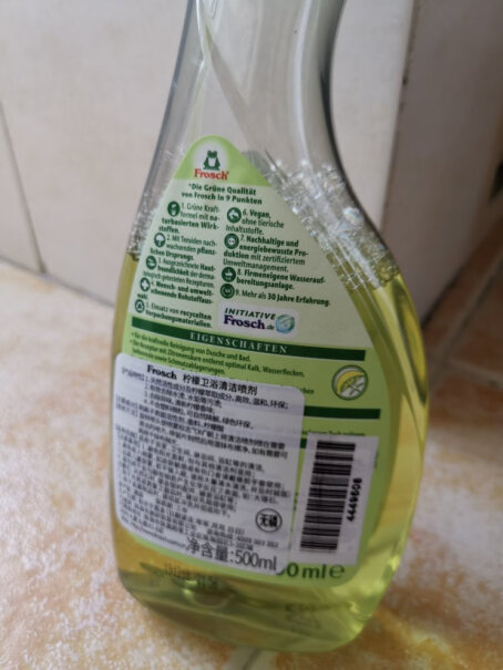 洁厕剂Frosch柠檬清香型洁厕灵去油污750ml*2评测怎么样！功能评测结果？