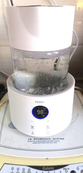 海尔Haier奶瓶消毒烘干器HEPA过滤棉HYG-P01大家按说明书上加130ml水，烘干加消毒后盖子上有水珠吗？