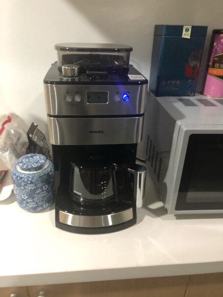 飞利浦咖啡机家用全自动美式咖啡机咖啡渣好清洗吗？