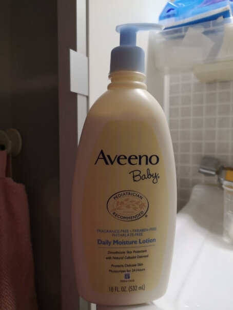 Aveeno艾惟诺婴儿保湿润肤身体乳1岁半宝宝可以日常擦脸用吗？