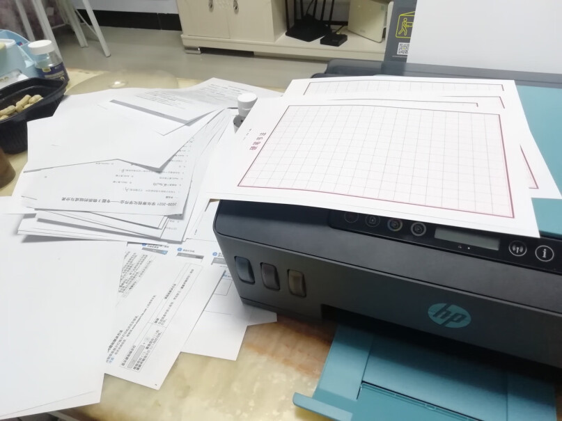惠普518连供无线打印一体机三合一彩色打印复印扫描家庭打印商用办公内置墨仓单页成本1分钱可以打印照片吗？