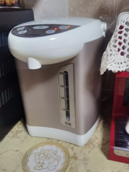 苏泊尔即热式饮水机便携迷你小型电水壶烧水壶电热水壶情况一个样烧开了停一秒，又烧几秒又停，停了又烧，产品不行？