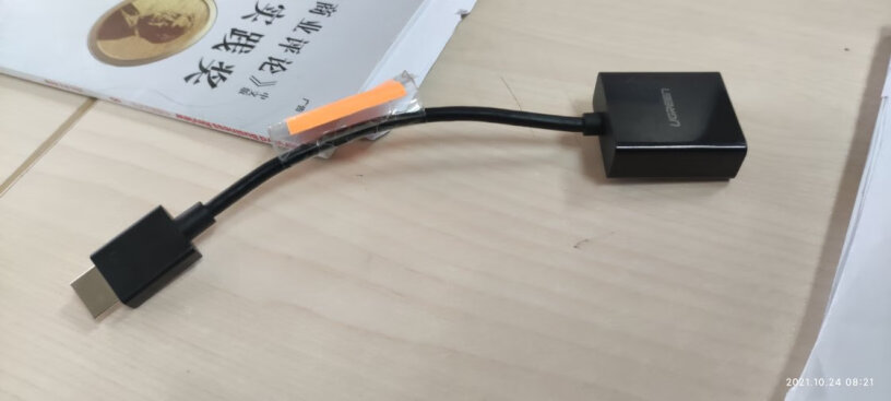 绿联HDMI转VGA适配器黑色机顶盒有HDMI接口，想通过这个转化器接老式电脑显示器VGA接口。声音如何解决？