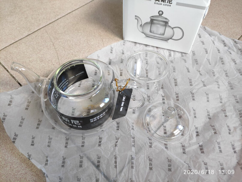 美斯尼耐热玻璃茶壶泡茶壶花茶壶有卖的滤网吗？