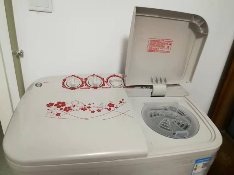小天鹅LittleSwan双桶洗衣机半自动这款洗衣机洗衣服时，上边的按钮一直在滋滋响吗？