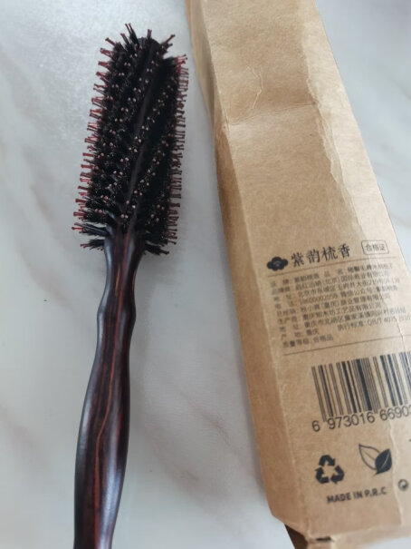 紫韵梳香 M-12 木梳质量怎么样，刮头皮吗？