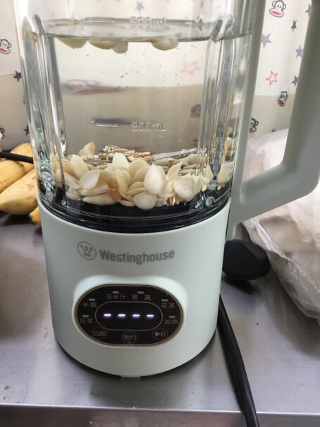 西屋迷你小型破壁机豆浆机全自动料理辅食机免洗免滤预约保温打豆浆会有糊味嘛？