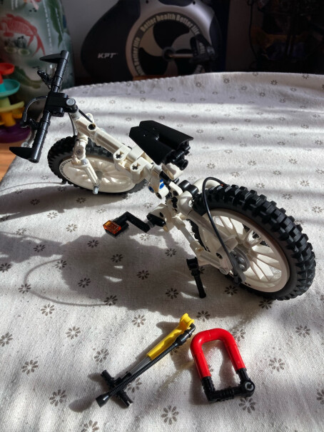 机器人积木科技拼装车模儿童玩具自行车摩托跑车越野车男孩礼物儿童单车对比哪款性价比更高,真实测评质量优劣！