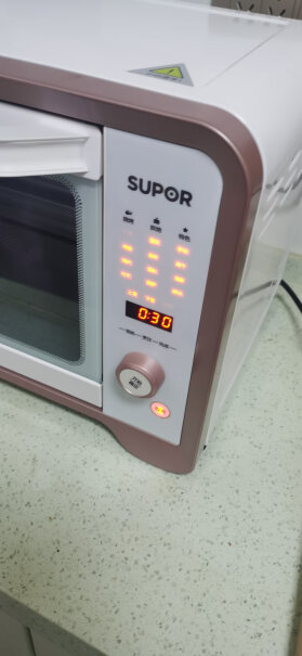 苏泊尔家用多功能电烤箱定时控温烤箱工作时烤箱内没有灯光吗？