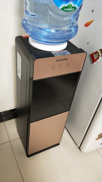 美菱饮水机立式家用办公双开门柜式温高和宽多少？