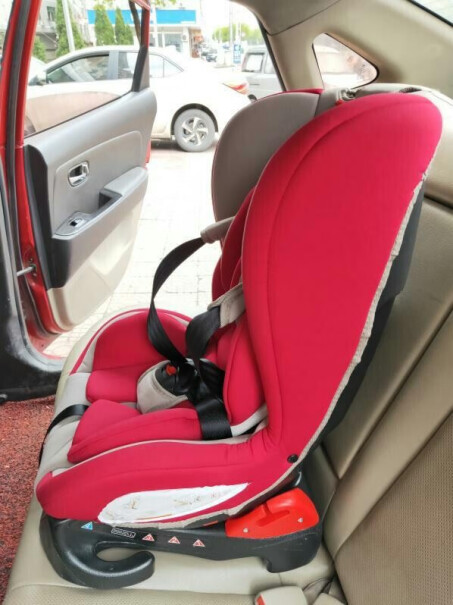 安全座椅嘻优米儿童安全座椅汽车用车载婴儿可坐可躺0-12岁通用款红色质量靠谱吗,最真实的图文评测分享！
