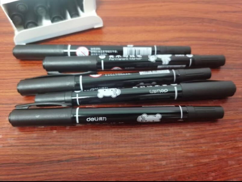 得力deli黑色双头记号笔美术绘画勾线笔12支适合儿童绘画勾线吗？
