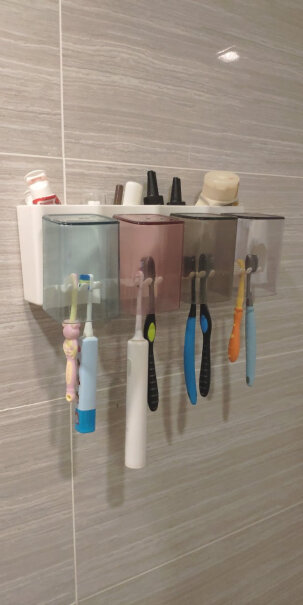 浴室用品富居FOOJO牙刷架置物架免打孔刷牙杯架质量真的差吗,3分钟告诉你到底有没有必要买！