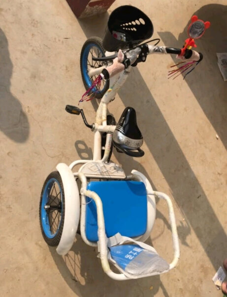 三轮车儿童三轮车脚踏带斗大号2-6-8岁双人充气轮胎小孩宝自行车评测下怎么样！坑不坑人看完这个评测就知道了！