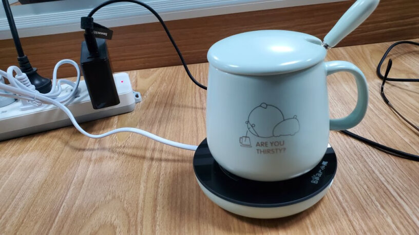 小熊陶瓷杯保温杯垫电热杯垫水杯恒温加热器保温怎么样，不需要它升温，需要它保温？