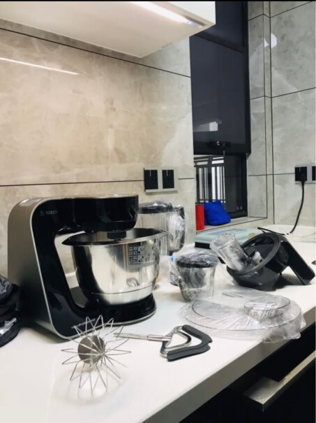 厨师机-和面机博世料理机多功能厨师机和面揉面搅拌家用评测值得入手吗,怎么样？