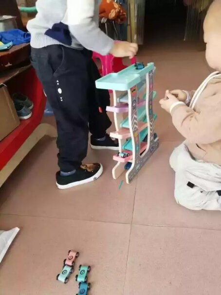 铭塔婴幼儿童玩具积木多米诺骨棋牌1-2-3周岁木制质十个月玩会不会把小车吞进肚子里？