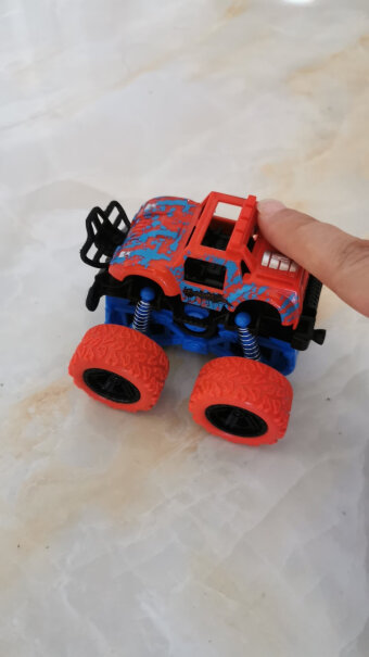 集思儿童玩具车惯性越野四驱车男孩2-6岁汽车模型仿真车模结实吗，轮子会不会爱掉？