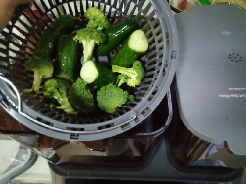 德国尊梵洗菜机家用全自动多功能餐具消毒机果蔬清洗机食材净化机蔬菜和肉类可以同时洗吗？有没有分开的的桶？