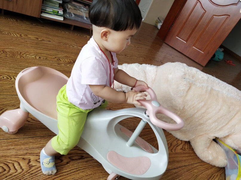 爱音扭扭车儿童溜溜车1-3-6岁宝宝滑行后轮装反了能拆吗？