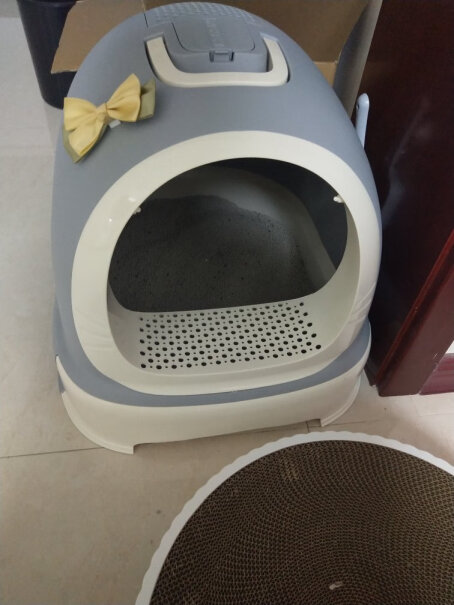猫砂盆美卡机器猫全封闭式猫砂盆猫厕所优缺点测评,来看看买家说法？