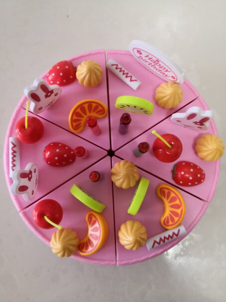 切切看贝恩施切切乐玩具水果生日蛋糕套装过家家玩具75件水果蛋糕蓝色评测不看后悔,评测哪款功能更好？