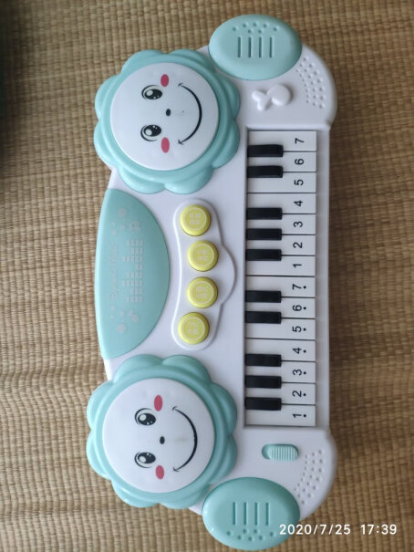 猫贝乐儿童玩具电子琴婴儿音乐玩具拍拍鼓2合1电子琴很费电池吧？放南孚电池能用多久？