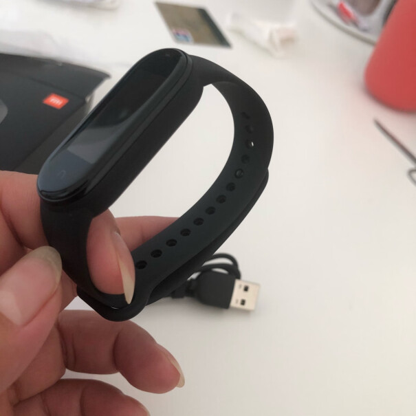 小米手环5 NFC 石墨黑跟苹果手表⌚️比心率准吗？