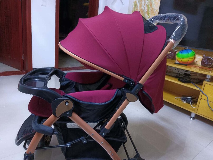 豪威婴儿推车双向避震可躺可坐小孩子儿童手推车轻便折叠一周半岁可以坐吗？