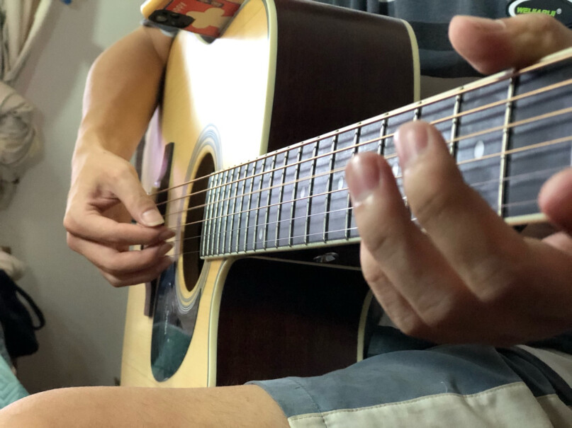 吉他萨伽SAGA单板民谣吉他面单木吉他入门初学者乐器使用良心测评分享,到底是不是智商税！