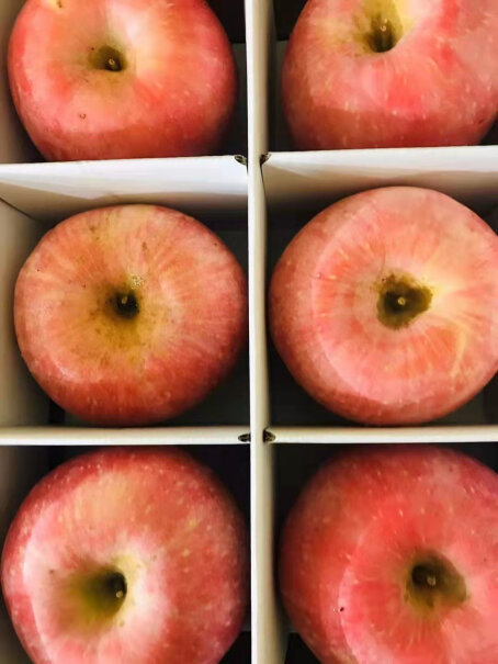 正宗山东烟台苹果栖霞红富士脆甜当季新鲜水果时令生鲜整箱10斤特大果多少个呀？