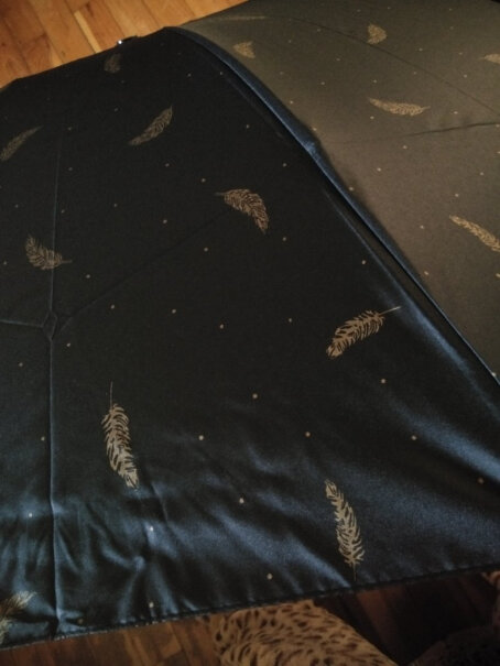 女士小清新折叠雨伞加厚黑胶防晒伞撑开后雨伞多长？