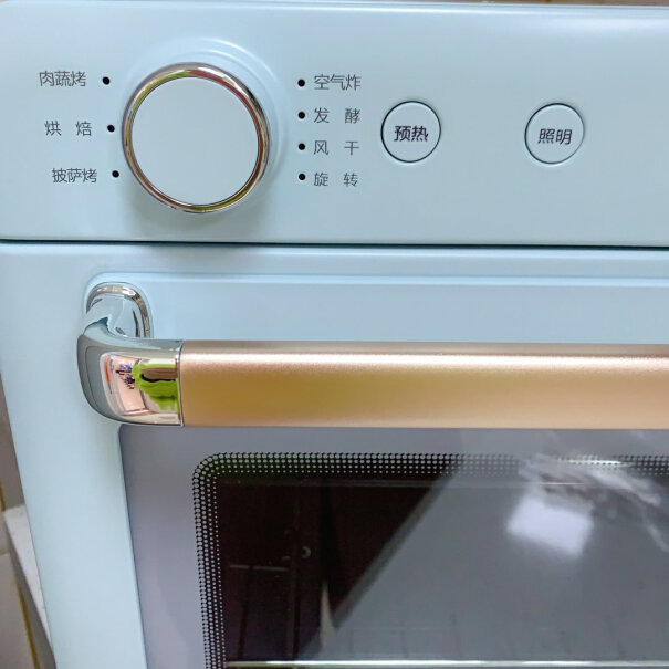 美的初见电子式家用多功能电烤箱35L智能家电玻璃门是双层的还是单层？