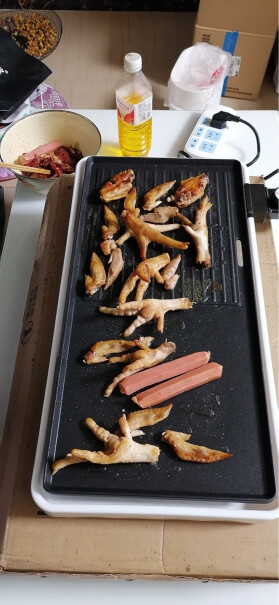 康佳电烧烤炉家用韩式铁板烧烤肉机烧烤架无烟电烤盘烤肉炉烤肉锅亲们，好用吗？热得快吗？