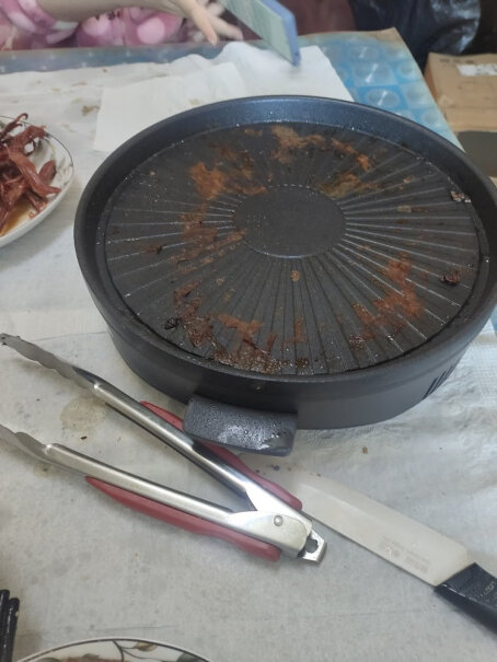 欧莱克烤肉原款煎肉薄饼olayks烤机电烤铁板烧开最大火烤的慢吗？