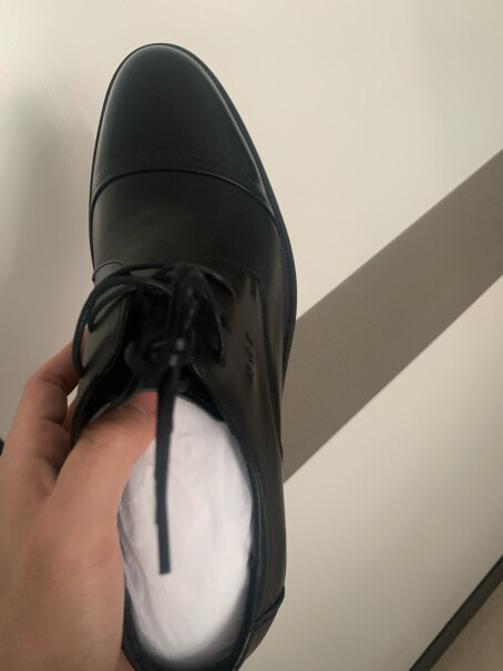 商务休闲鞋红蜻蜓舒适系带商务休闲男士皮鞋坑不坑人看完这个评测就知道了！来看看买家说法？