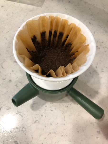 瓷彩美创意手冲咖啡壶过滤器陶瓷咖啡滤杯套装家用便携咖啡用具有多少滤纸啊？