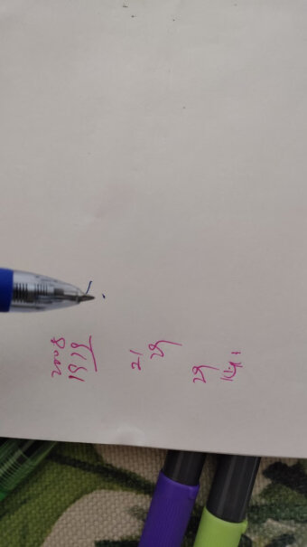 晨光M&G文具0.5mm彩色中性笔套装按动多色签字笔下水会不会太快了，我看那些图片最后一笔有一个点？