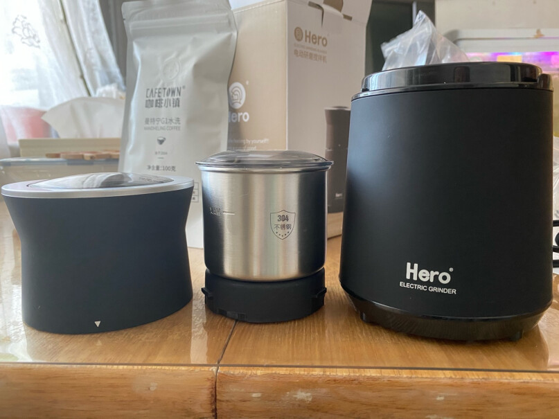 磨豆机Hero电动磨豆机家用电动咖啡研磨机使用感受大揭秘！评测真的很坑吗？