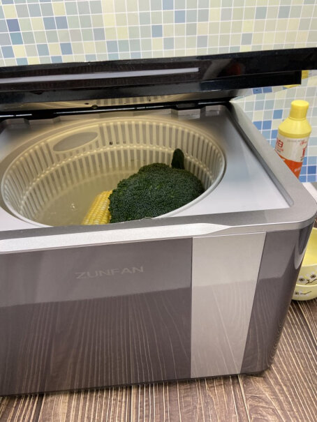 德国尊梵果蔬清洗机洗菜机家用多功能全自动杀菌去农药食材净化机电解技术员的需要固定换耗材？