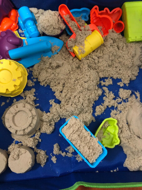 美乐童年玩具美乐伦堡套装魔力星空无毒沙子玩完了都是怎么收纳的？我是直接装回原袋子里，觉得麻烦。？