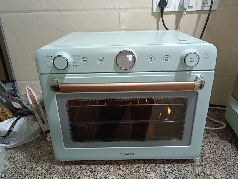 电烤箱美的初见电子式家用多功能电烤箱35L智能家电功能介绍,评测值得入手吗？