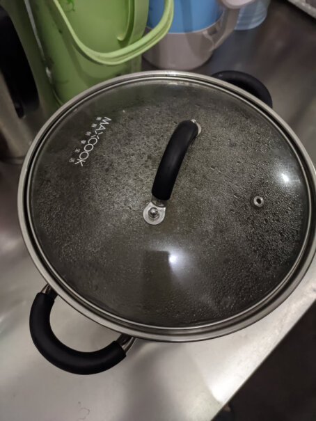 美厨汤锅304不锈钢复底高汤锅24cm一次能煮几斤肉（骨头）？